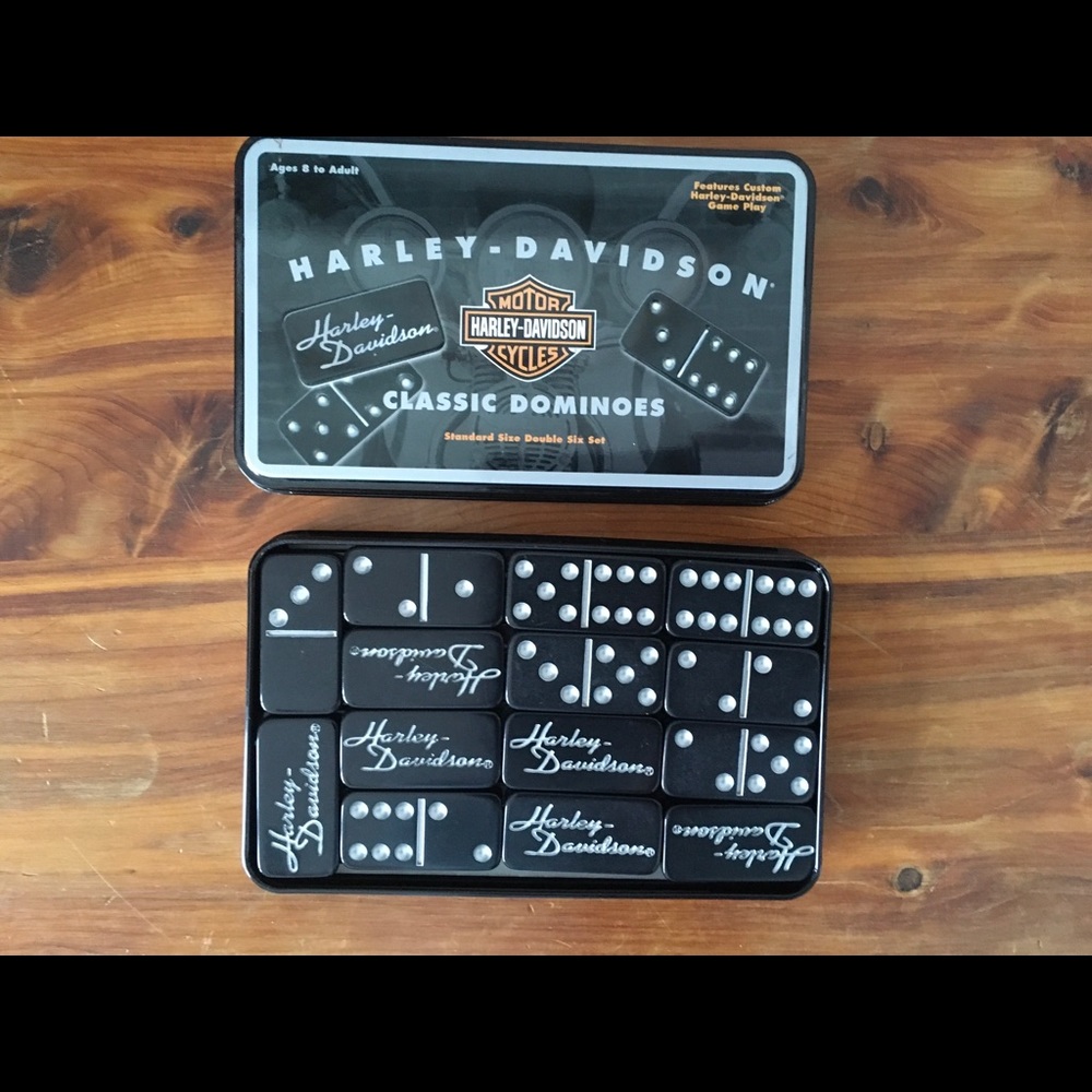 Harley Davidson Dominoes—Tin of 28